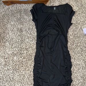 Black cutout dress